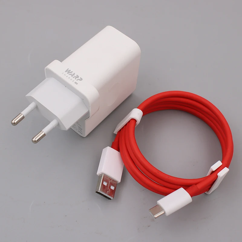 High Quality For Oneplus 7 8 Pro Charger Original 30W Warp Dash Fast Charge Power Adapter For One Pl