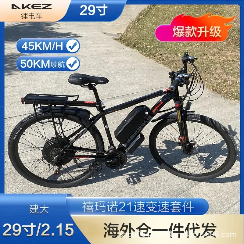 Bike 29 Inch Electr 48V1000W Adult Ebike Battery Fat Tire Snow E-bike Men Mountain Bike