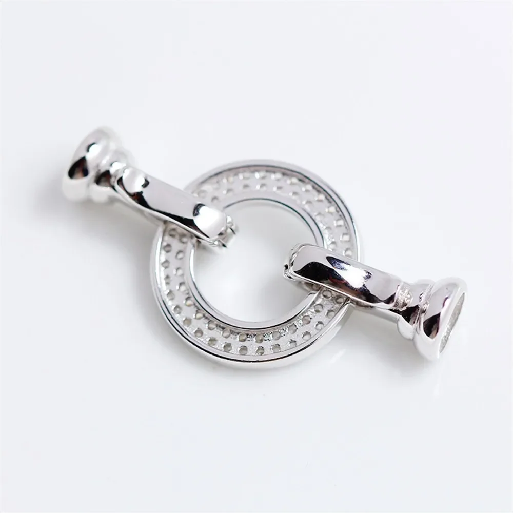 

Ювелирная застежка из стерлингового серебра 925 пробы для DIY ожерелья, браслета, ювелирных изделий, соединительный крючок, серебряные застежки 925, принадлежности для рукоделия