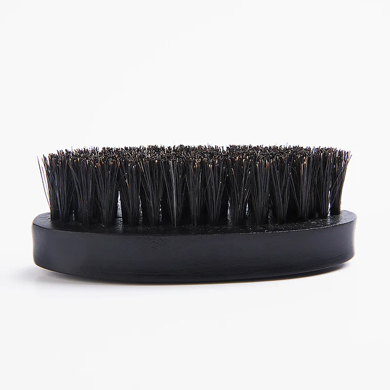 Mini brosse à barbe en bois naturel pour hommes, Massage du visage en bois Vintage qui fait des merveilles pour peigner la barbe et la moustache,