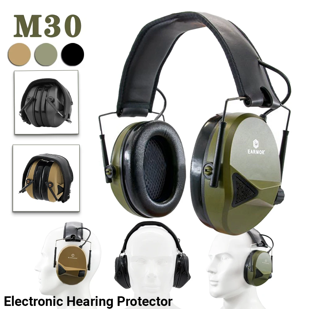 earmor-m30-電子ノイズキャンセリングイヤーマフ-ハンティング-射撃-聴覚保護-タクティカルヘッドホン