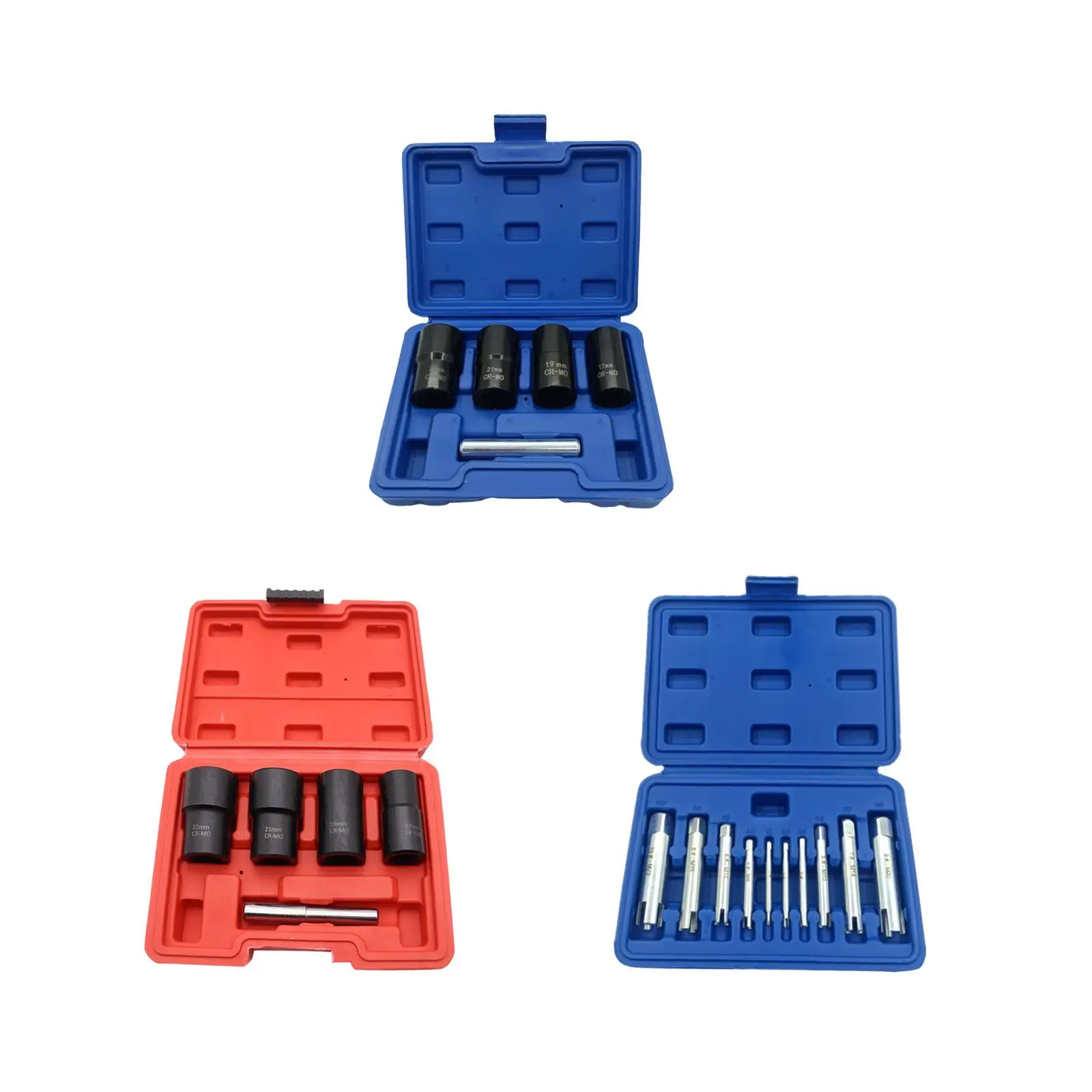 5Pcs Impact Twist Socket Tool Kit Multipurpose Damaged Nut Lock Remover