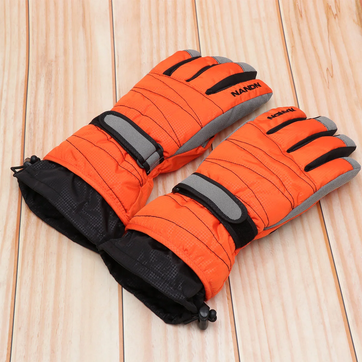 Guantes deportivos para exteriores, resistentes al viento, para senderismo con los dedos, padres e hijos, esquí, naranja, invierno, padres e hijos