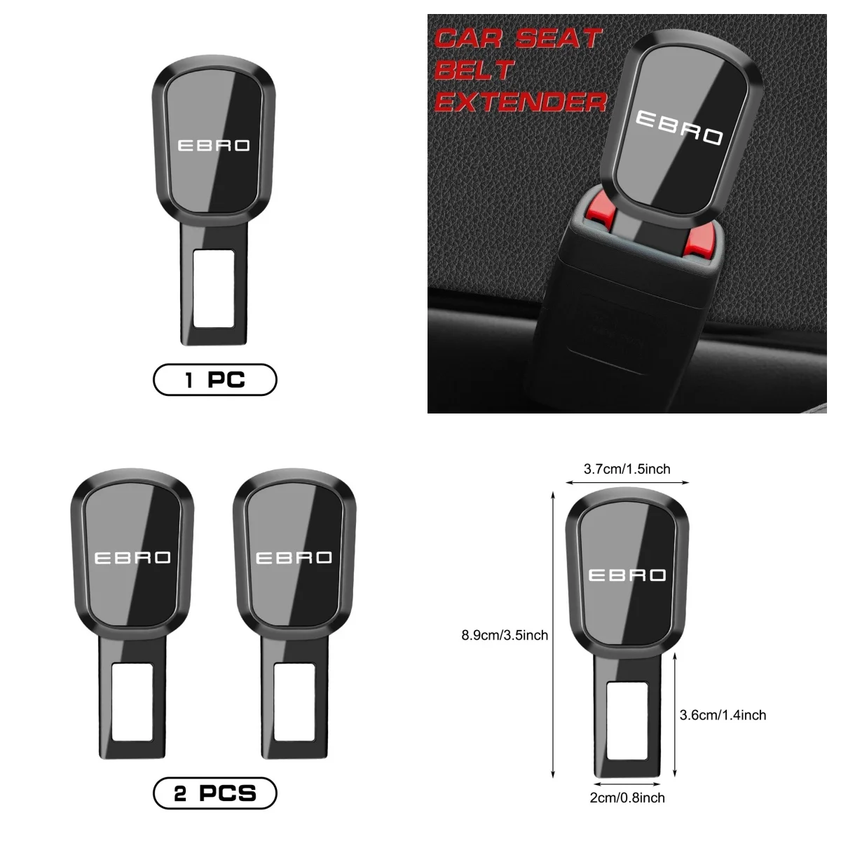 Car Seat Belt Extender Buckle Safety Lock Plug Fit Chery Tiggo7 Tiggo8 Pro Omoda5 Jaecoo J7 J8 Jetour X70 X90 Interior Decor Rep