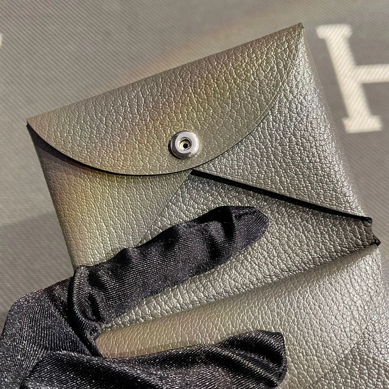 Dompet Kompak Kulit Asli Kulit - Women Bags Grey ulasan dan harga
