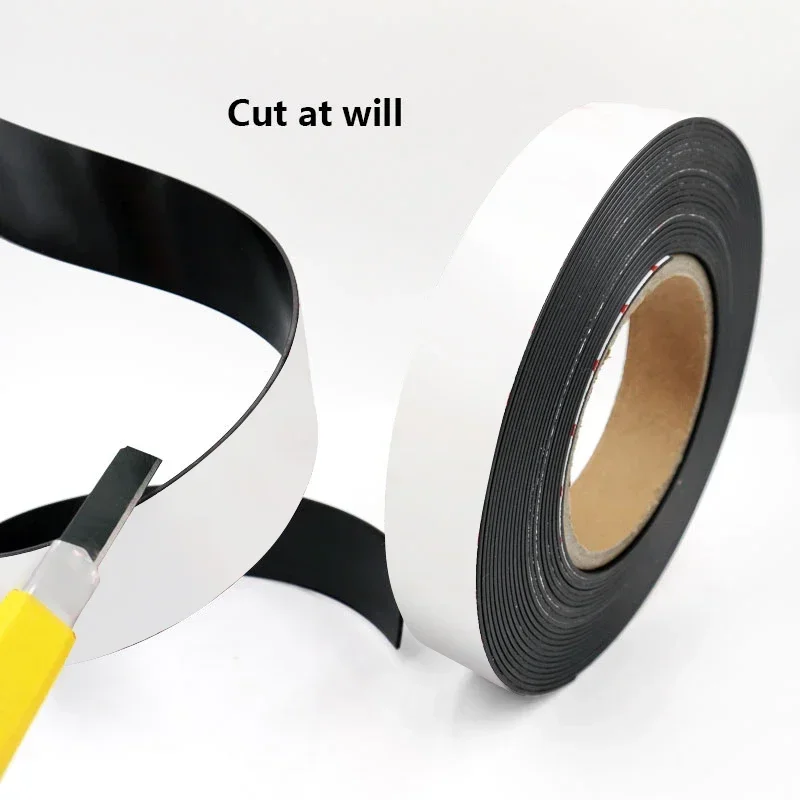 2M flexible magnetic strip self-adhesive tape with multiple sizes to choose from, mosquito screen, door curtain,ong rubber strip