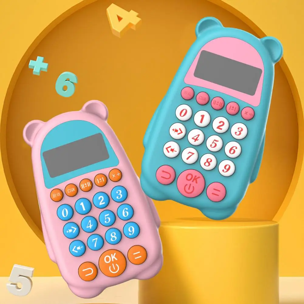 لطيف الفم آلة الحساب المحمولة آلة ممارسة الحساب حماية العين شاشة التنمية الفكرية