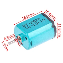 DC 1.5V-3.7V 52000RPM Micro Electric 030 Motor 030-2927 Mute Mini Engine For Electronic Lock 4WD Car Boat Hobby Toys