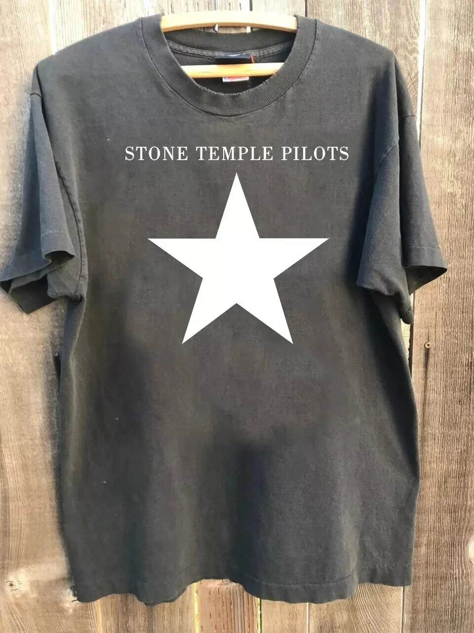 Damen Stone Temple Pilots Band Logo Grafik-T-Shirt aus Reiner Baumwolle, Atmungsaktiv, Kurzarm, Streetwear, Übergroß, Lässig
