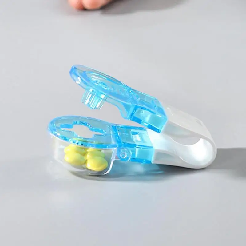 Portable Pill Taker Tablets Pills Blister Pack Pill Dispenser Storage Box for people with weak hands removing medication