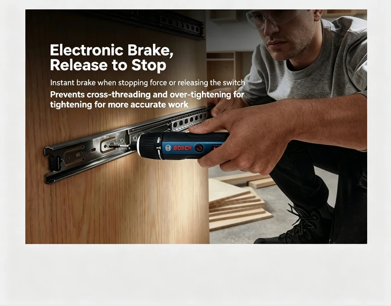BOSCH GO 3/4 Cordless Screwdriver 3.6/4V Lithiumion Battery Rechargeable Cordless Drill with Box Bosch GO3 Professional Tool Set