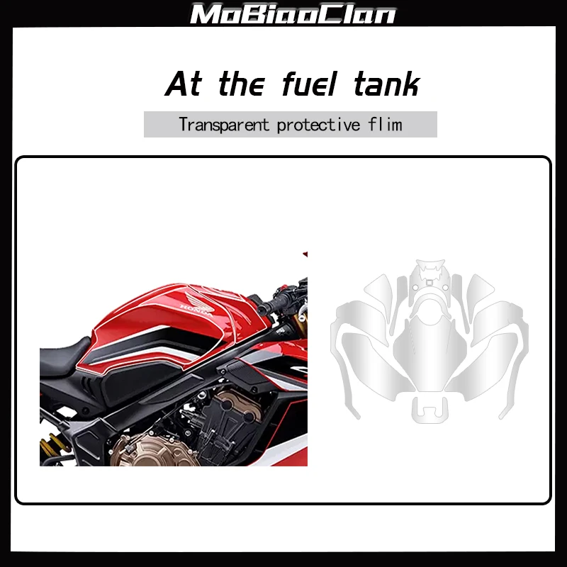 

For Honda CBR650R cbr650r 2021 2022 2023 Protective Film TPU Accessories Paint Protection Motorcycle Invisible PPF Anti-scratch