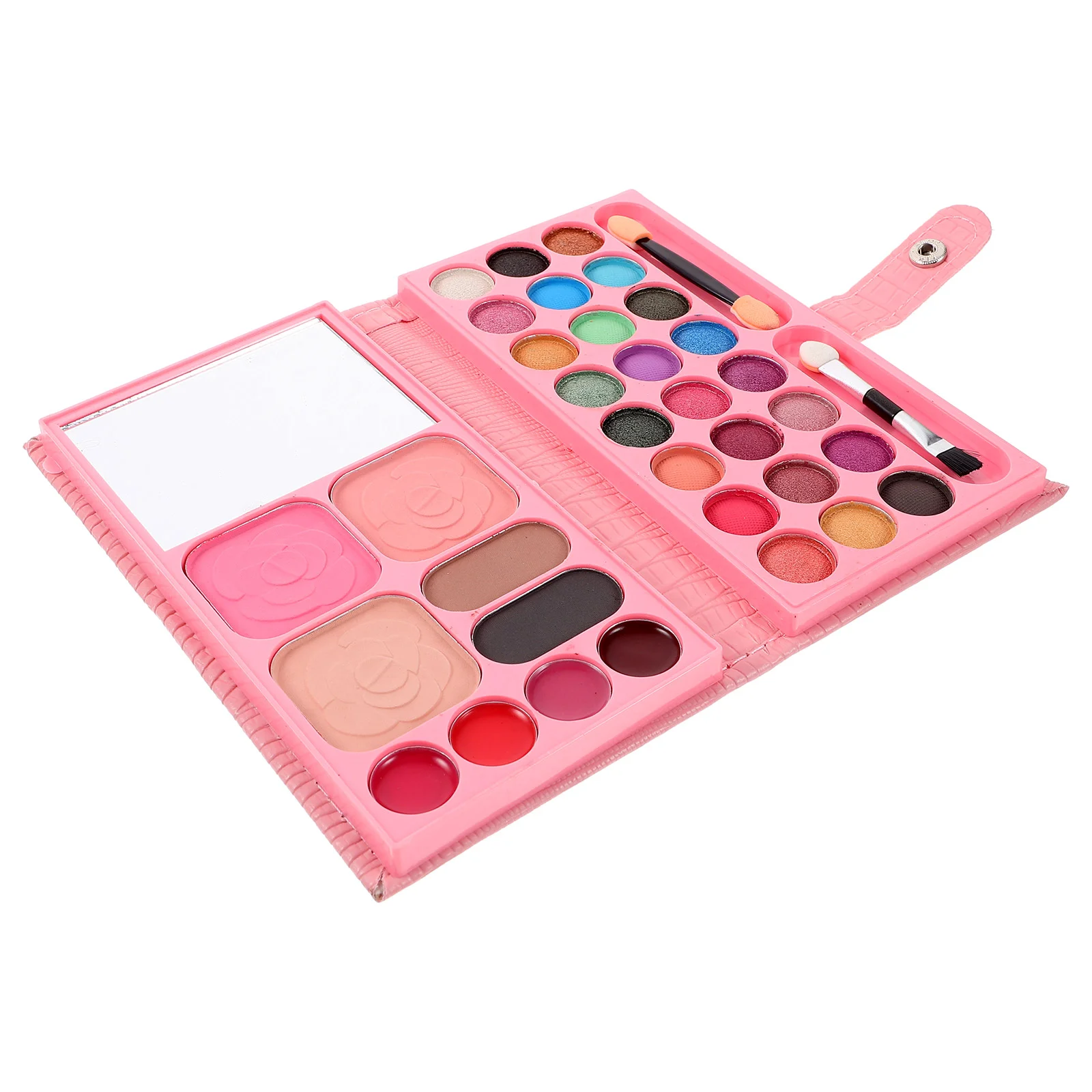 33 Colors Makeup Palette Accessories Glitter Eyeshadow Blush Pan Beginner Pallet Folding Powder Girl Toddler Toys