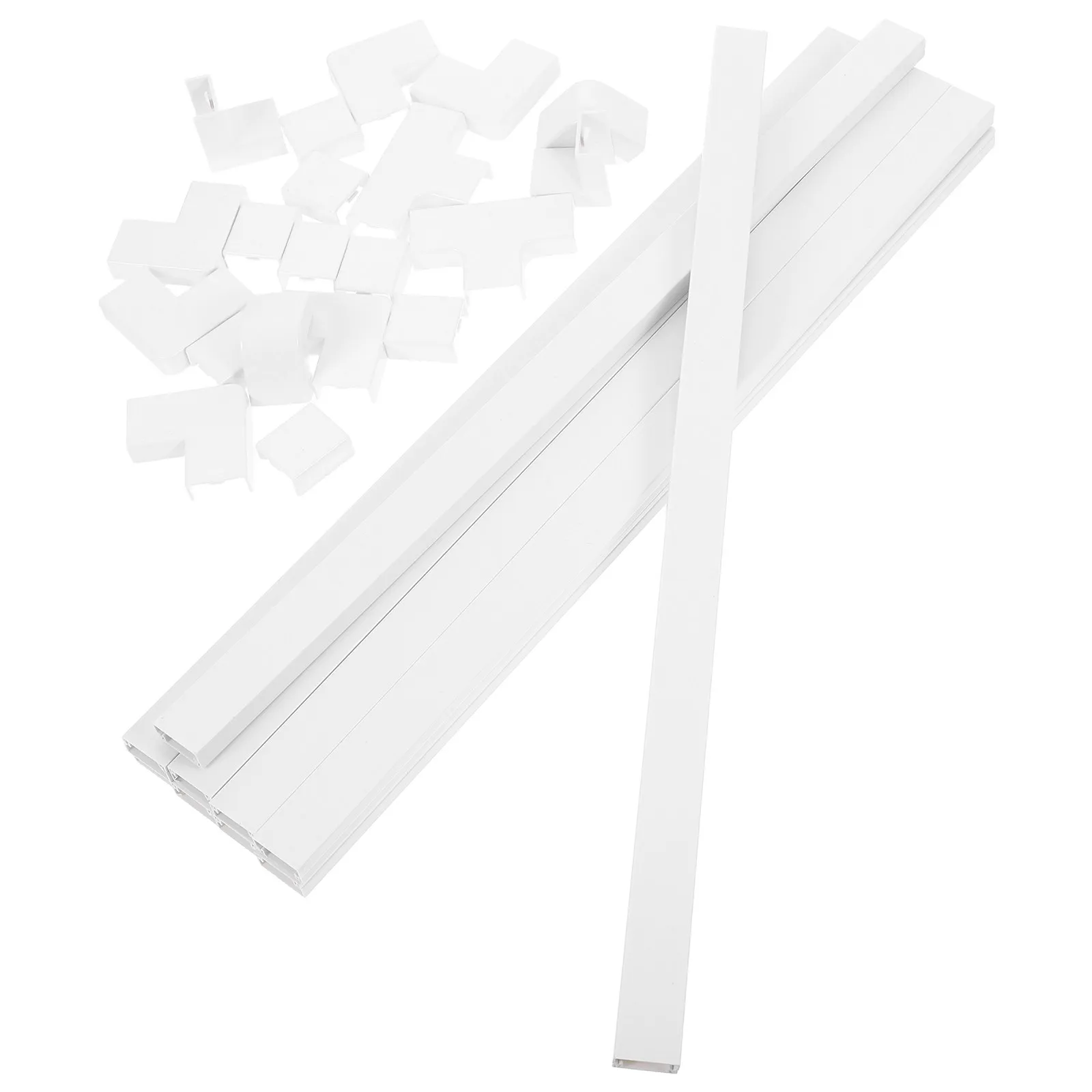 1 set PVC Soft Wire Duct Cable Floor Wall Cord Halloween Christmas New Year Wall Cable Cover Cable Organizers Cover Cable Ducts