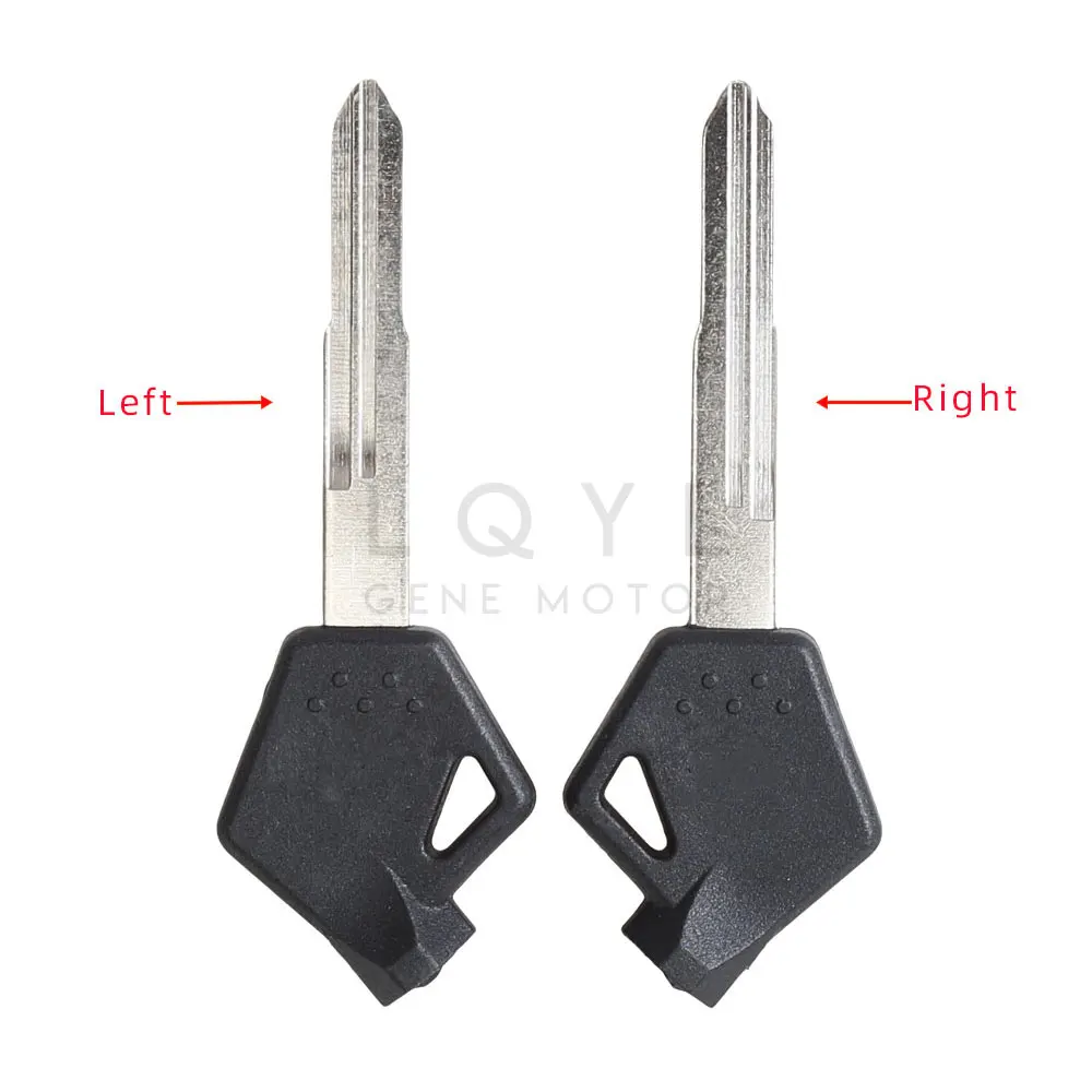 3Pcs New Blank Key Motorcycle Replace Uncut Keys For SUZUKI Qingqi UU UY 125 Little Dolphin motorcycle key embryo