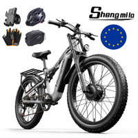 Shengmilo S600 2000W Dual Motor 48V17.5AH Electric Bicycle Samsung Battery 26 Inch Wide Tyre Electric Bike E-Mountain bike