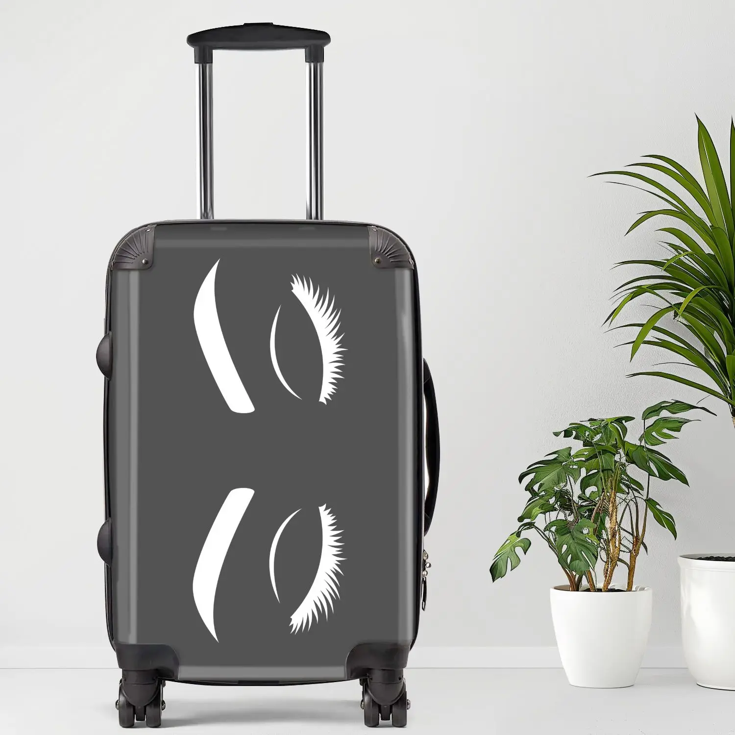 

Lashes Luggage, 20/24/28 Inch Luggage, Carry-On, Custom Luggage, Luggage Set, Suitcase, Travel, Vacation, Cabin Suitcase, Custom
