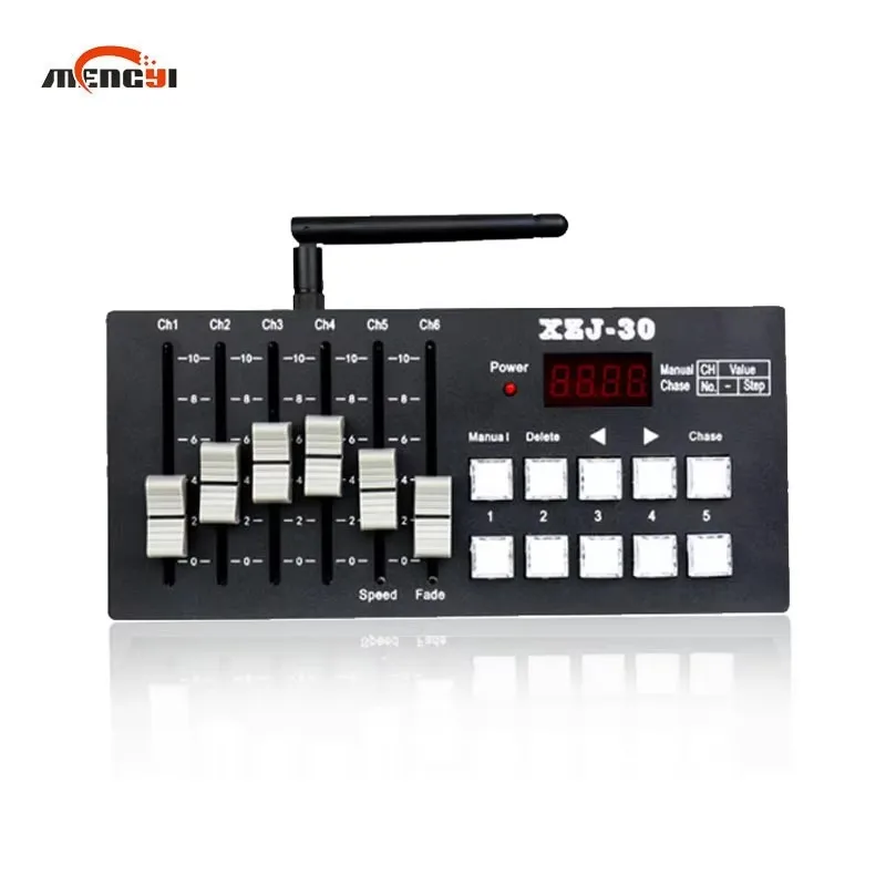

DMX512 Stage Dj Disco Lighting Беспроводной контроллер батареи Мини-контроллер лазерного света с подвижной головкой