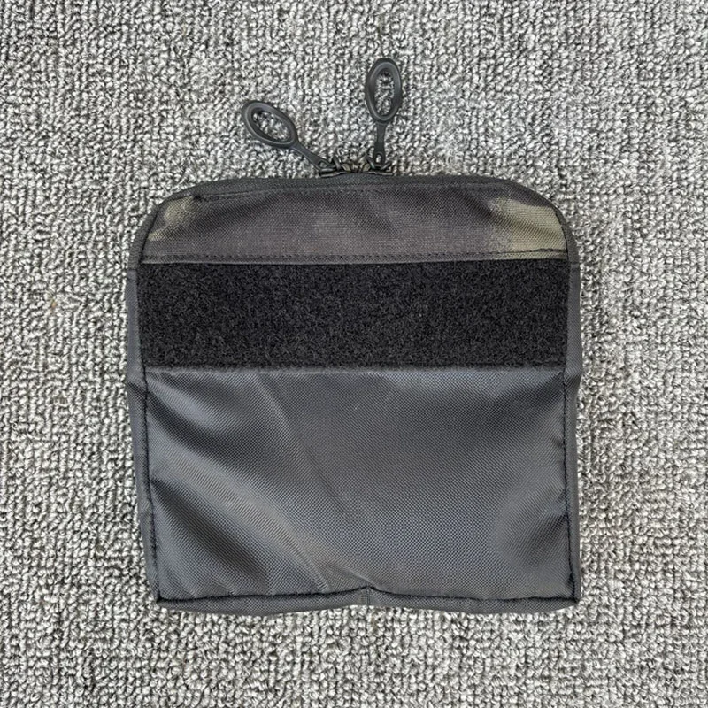Outdoor Sports Tactical Vest Front Panel Pouch Bag Insert Samll/ Half Pocket Built in Zipper Bag
