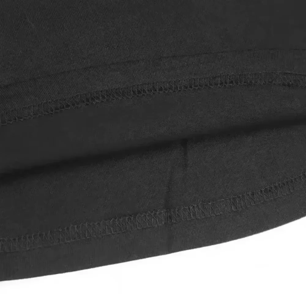 2025 Biltwell Cabron دراجة نارية تي شيرت الرجال اضافية كبيرة سوداء طاقم الرقبة XL خمر غسلها للجنسين الشارع الشهير تنفس الرسم