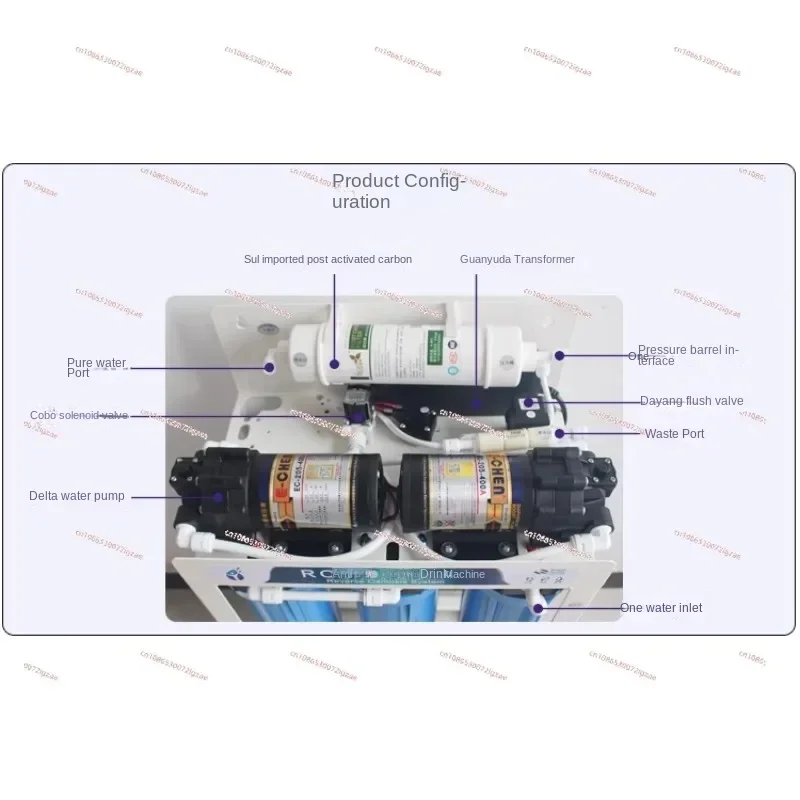 commercial reverse osmosis purifier water system water filter purifier drinking water purifier machine industrial