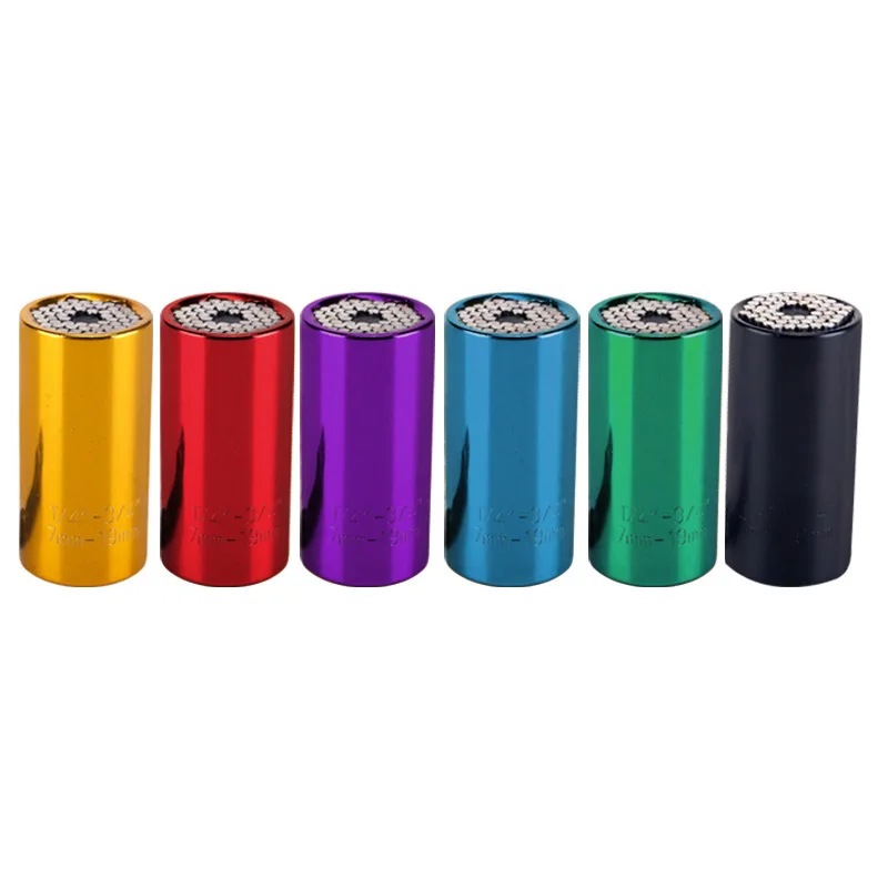 Universal socket multifunctional socket 7-19 magic head set 3/8 electric drill set disassembly