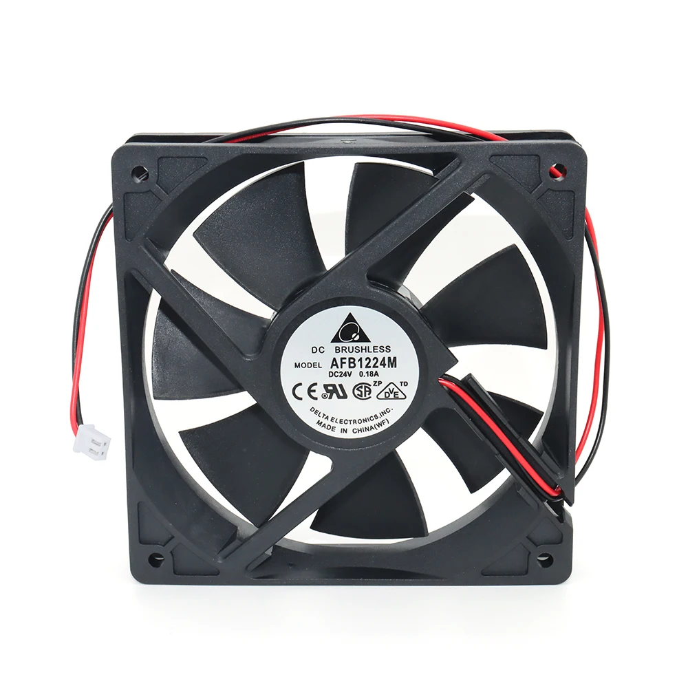 

New delta AFB1224M 24V 0.18a 12025 12cm inverter industrial computer cooling fan