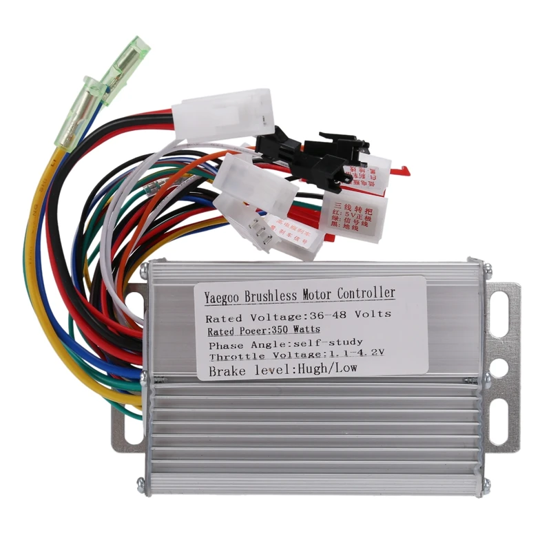 Electric Bike Brushless DC Motor Controller 36V/48V 350W For Electric Bicycle E-Bike Scooter Accessories