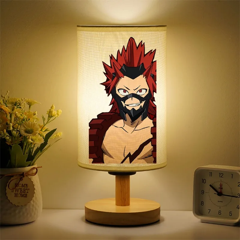 غرفة نوم الأطفال النوم ضوء الليل بلدي بطل كلية أنيمي الحلي طالب دراسة الكرتون مصباح طاولة صغير هدية العيد #6