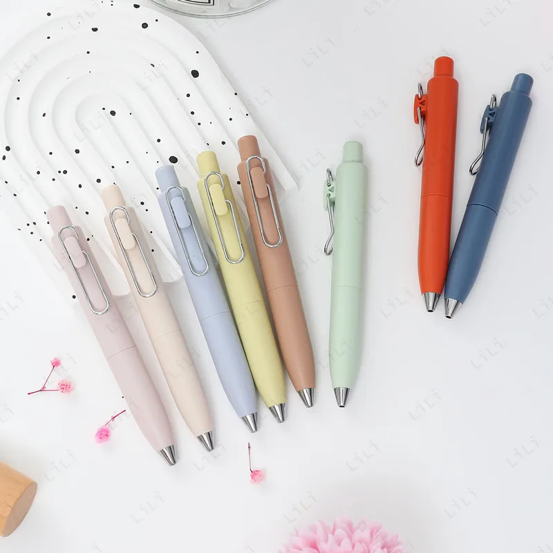 

Красивая мини-карманная ручка, быстросохнущая черная нейтральная ручка 0,5 мм, студенческая ручка для экзамена, офисные креативные канцелярские принадлежности