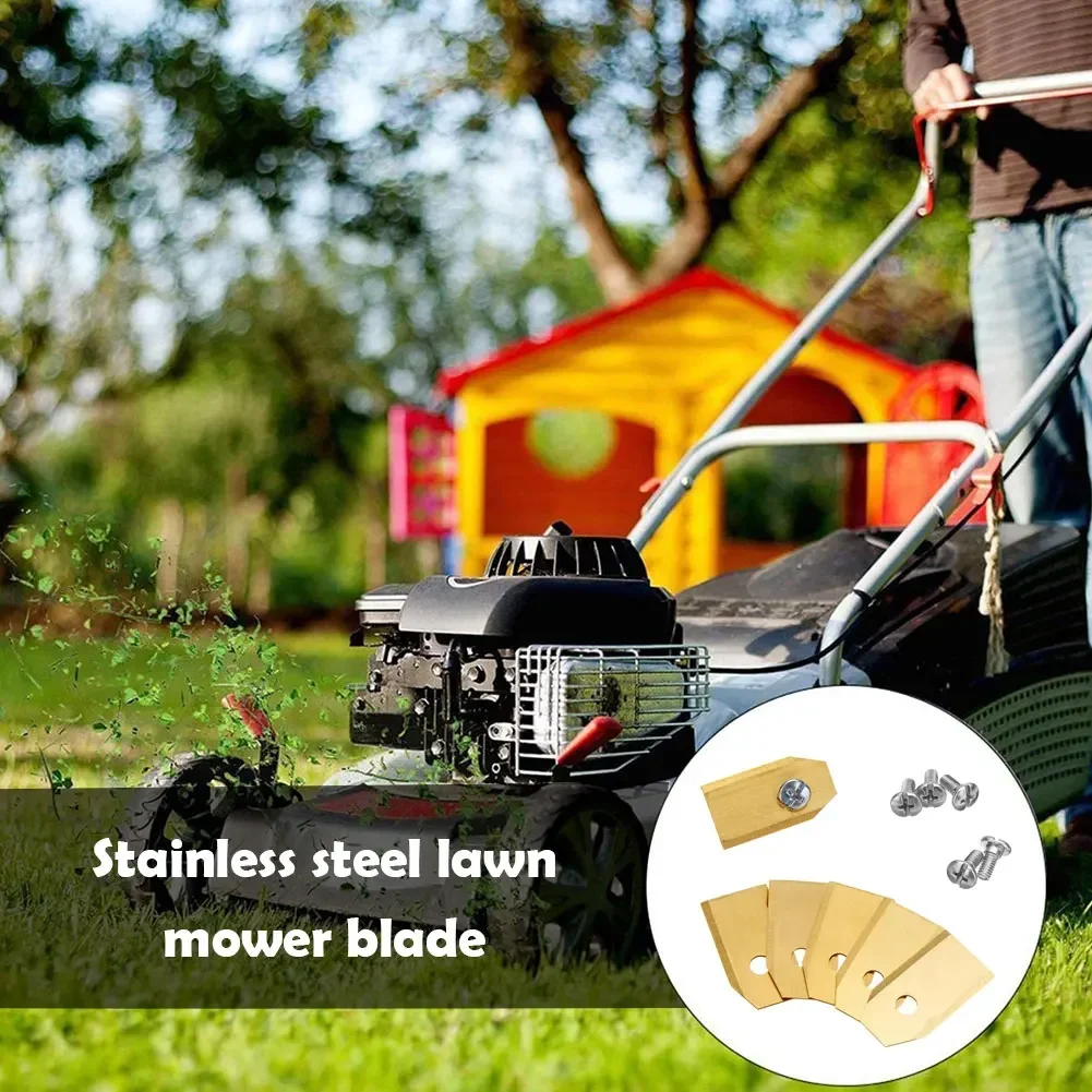 18-150PCS Stainless Steel Grass Cutter Blades with Screw For Husqvarna Automower/Gardena Robotic Lawnmower Repair Mower Blades - view 3