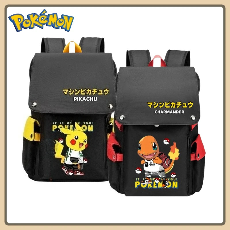 cartoon-anime-pokemon-backpack-cute-pikachu-student-schoolbag-large-capacity-shoulders-bag-new-semester-gifts