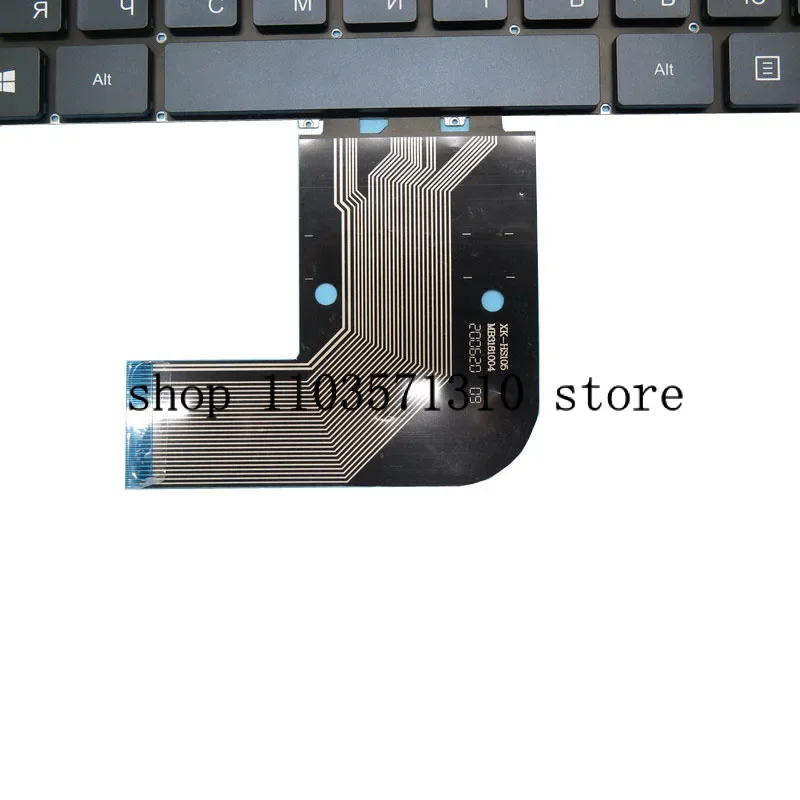 لوحة مفاتيح للكمبيوتر المحمول باللون الأزرق والفضي لـ Teclast F7 PLUS / F7S MB 3181004     F0005-004 XK-HS105 YMS-0177-B PRIDE-K3892 الروسية RU جديد