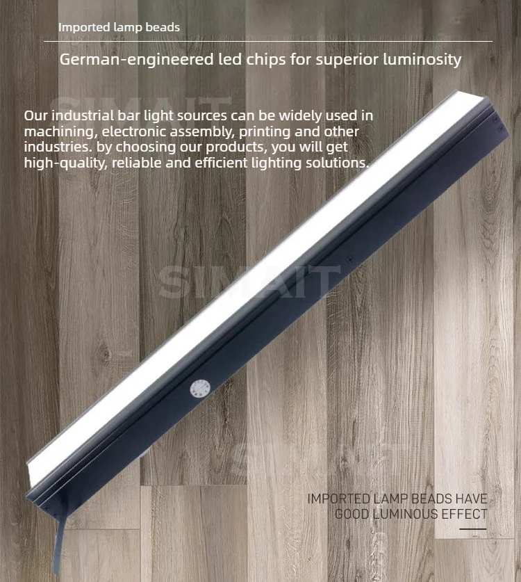 Industrial Machine Vision LED Light Source Panel Bar Square Illuminator for CCD Microscope Inspection
