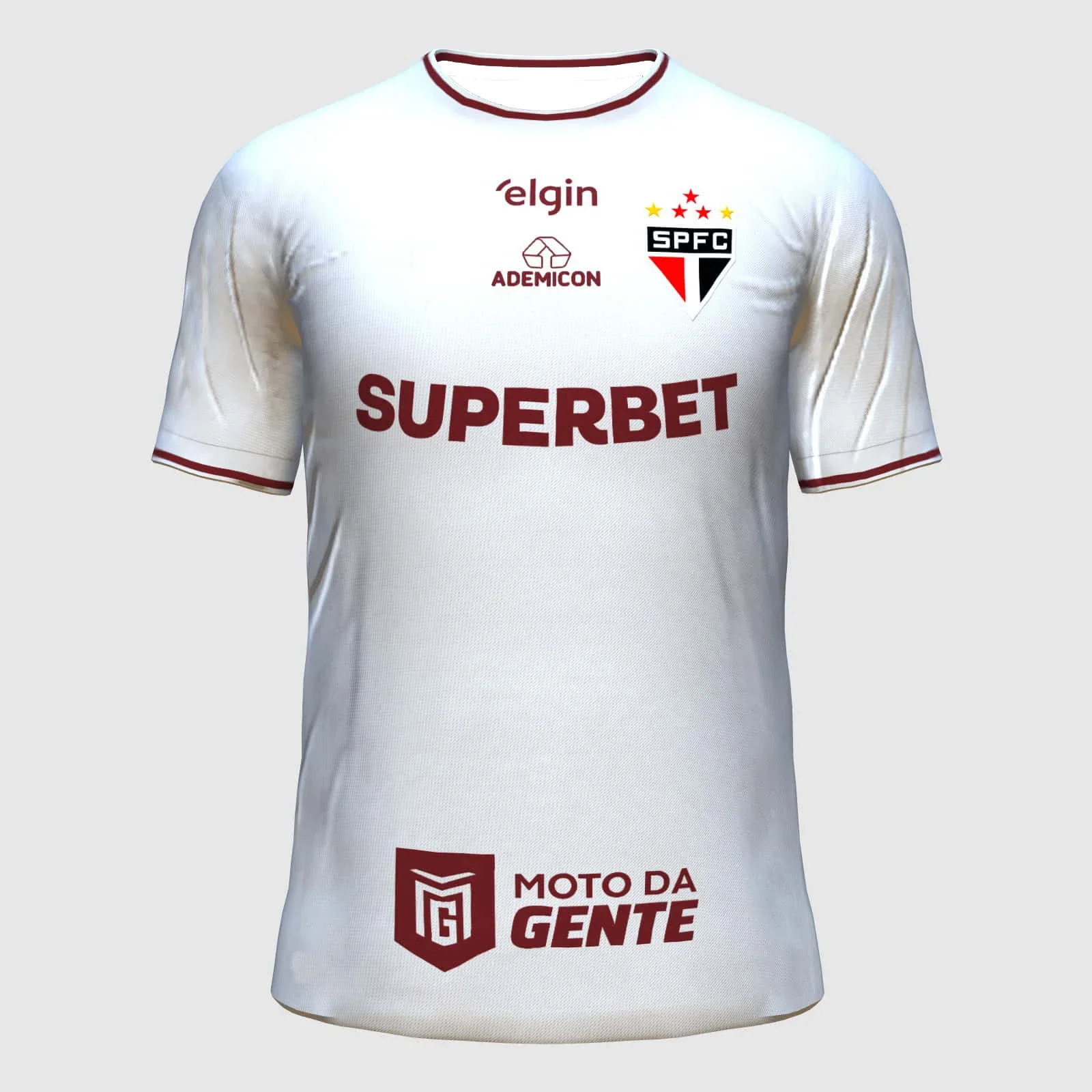 Unisex Paulo Football Club 26-27 Fan Soccer Jersey 2026 New Summer Collection Quick-Dry Breathable Urban Sport Football Shirt