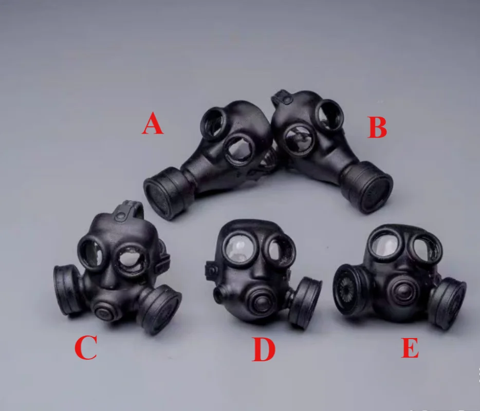 1/12 Scale Gas Mask Model for 6''male