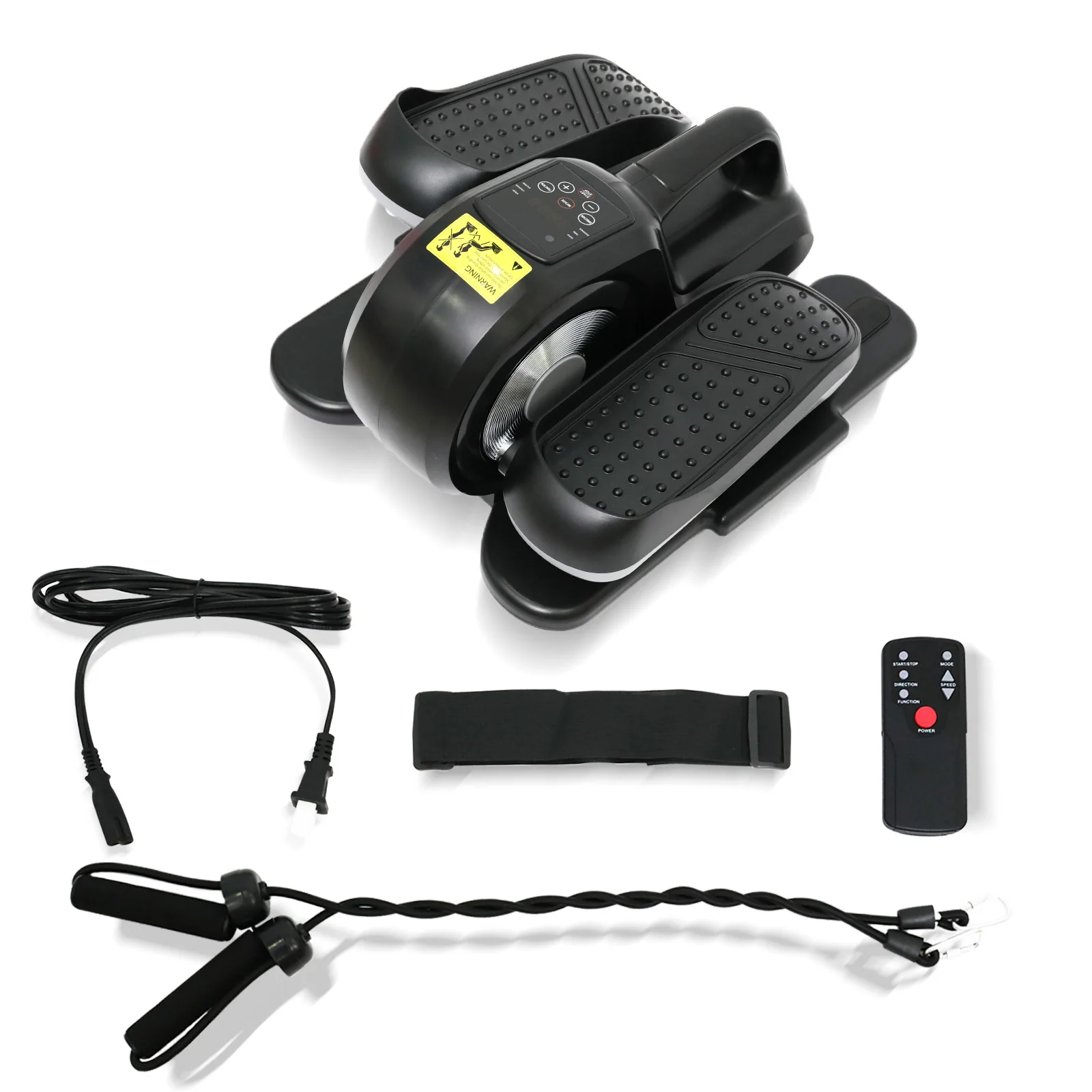 Equipo de Pedal de entrenamiento para ejercicio de piernas elíptico inteligente debajo del escritorio, asiento, pantalla LCD con Control remoto de 280 libras para personas mayores y adultos