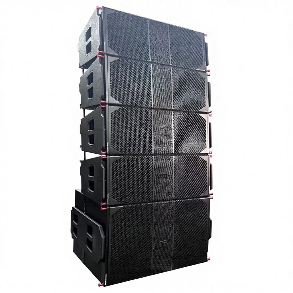 Dual 12 Inch 2 Ways Line Array Active/passive Loudspeaker Professional Audio Powered Line Array Speakers for Stage Sound