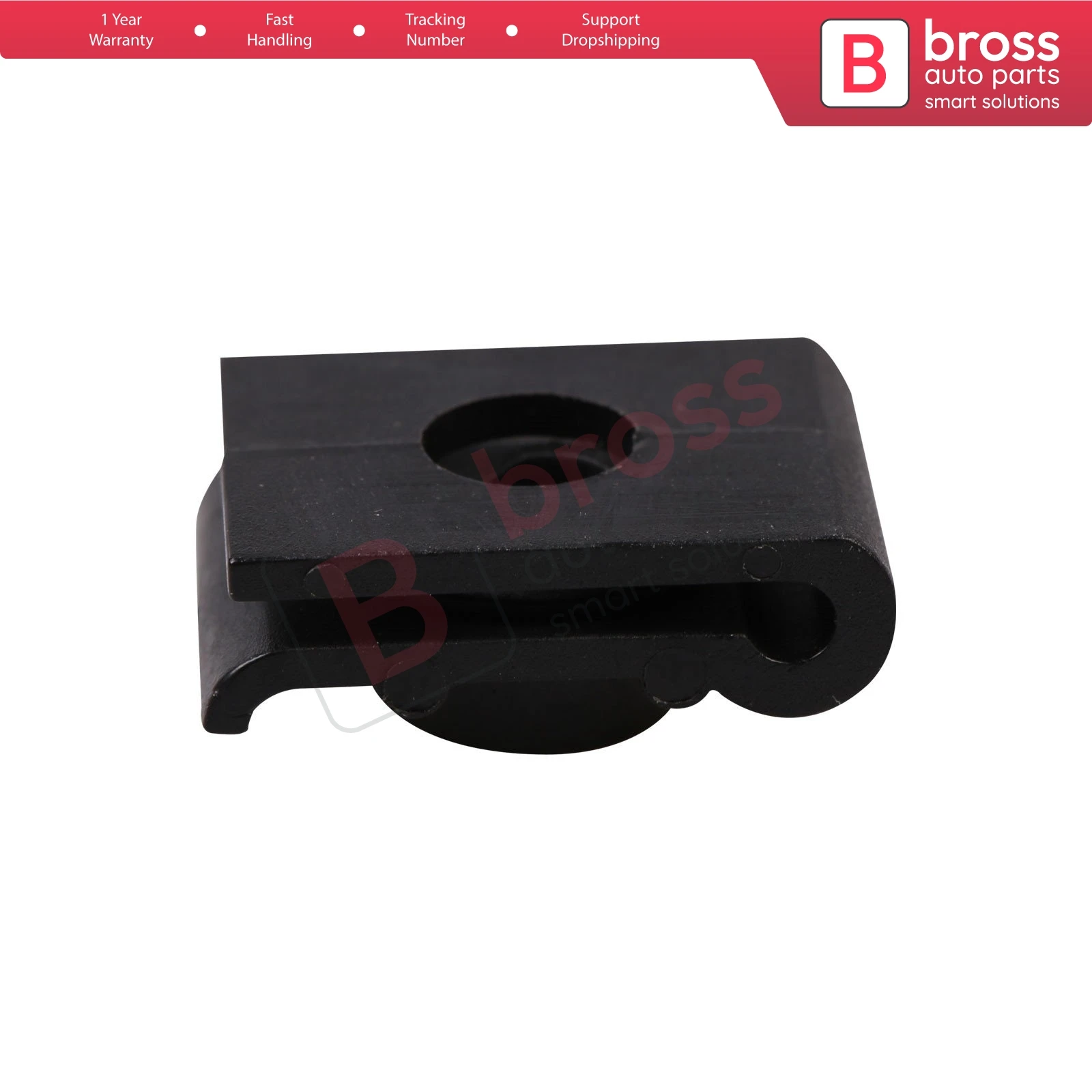 

Bross Auto Parts BCF1976 10 Pieces Rear Bumper "U" Pad for Ford