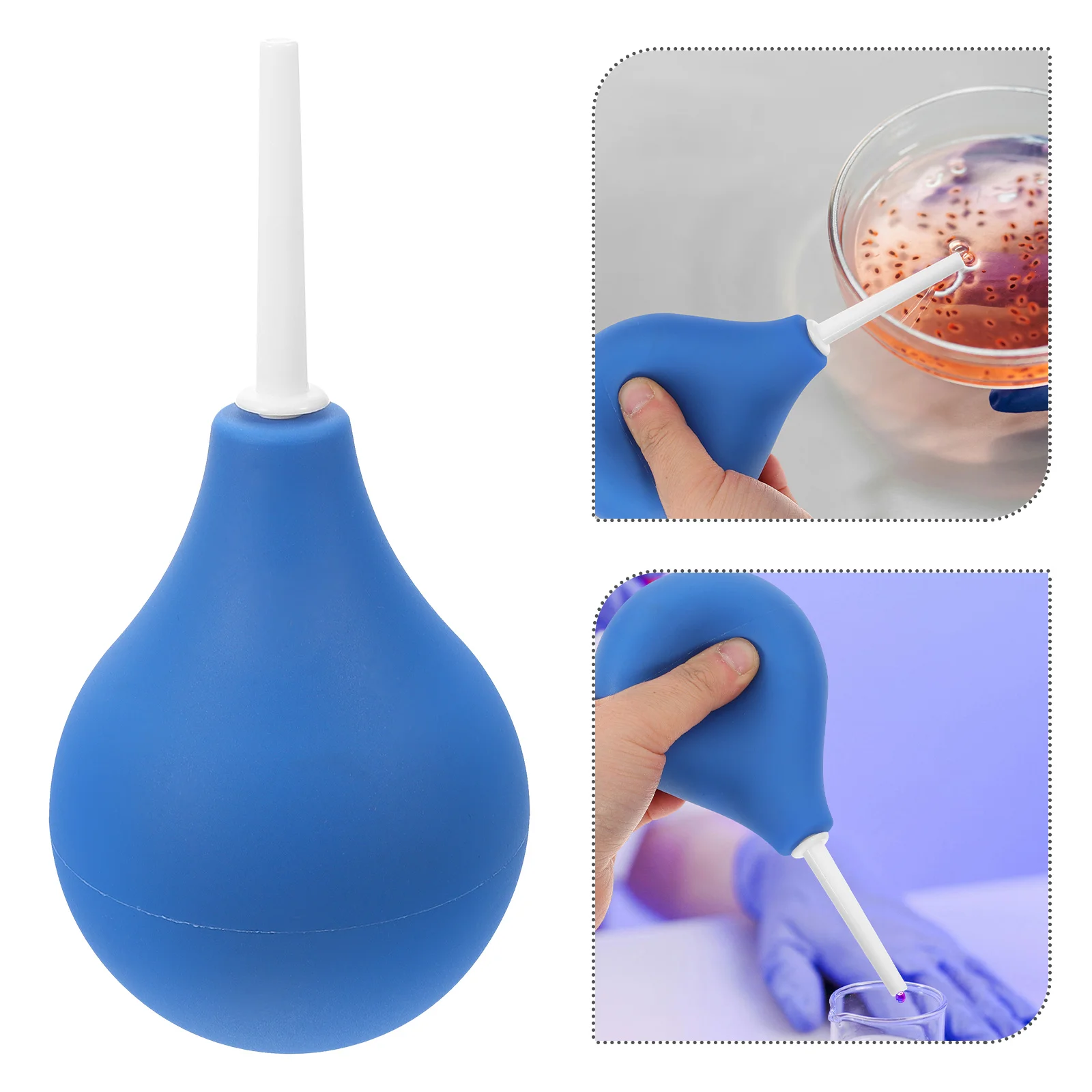 

Syringe Bulb Silicone Pipetting Ball Syringe Washing Squeeze Bulb Suction Laboratory Cleaning Bulb Pipette Filler Bulb Tool