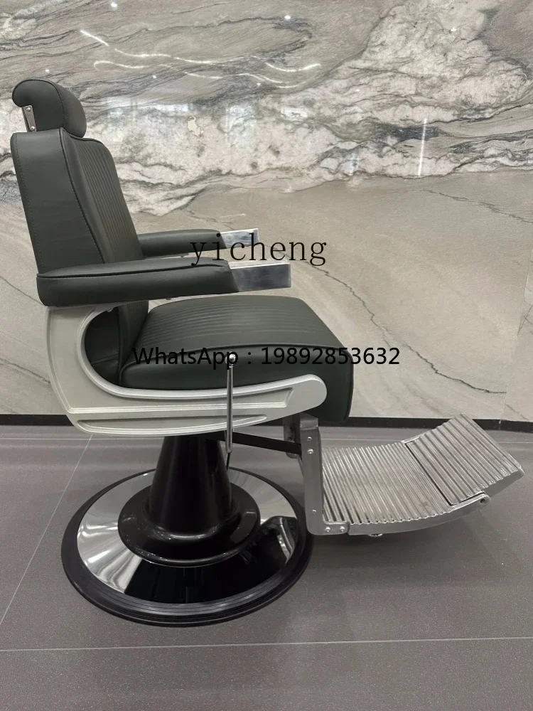 WW24 barber shop chair hair salon special export men's oil head chair retro reclining shaving perm and dyeing chair