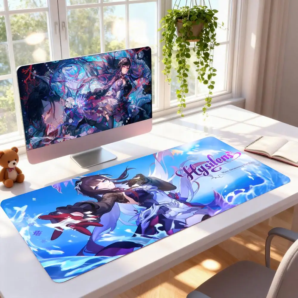 

Honkai Star Rail Hysilens Mouse Pad Rubber Computer Laptop Official Game Super Colored Print Aesthetic Pretty Fashion Luxury Mat