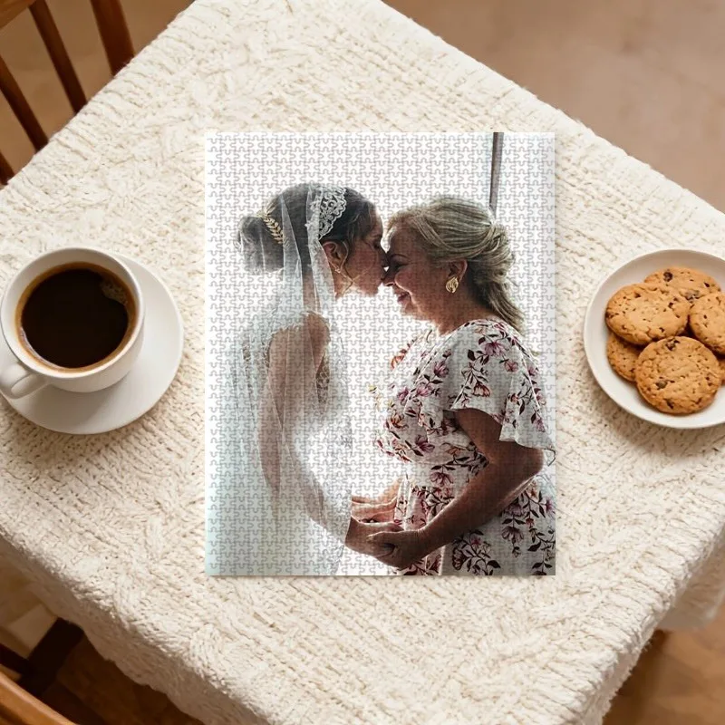 35/300/500/1000pcs Personalized Custom Photo Puzzle Selfie Photo Couple Custom photo puzzle