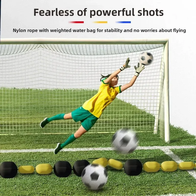 ゴールキーパートレーニングリバウンドチェーン障害物マーカーゴールキーパーダイビング反応サッカートレーニング補助具ポータブル耐久性のある環境に優しいEVA