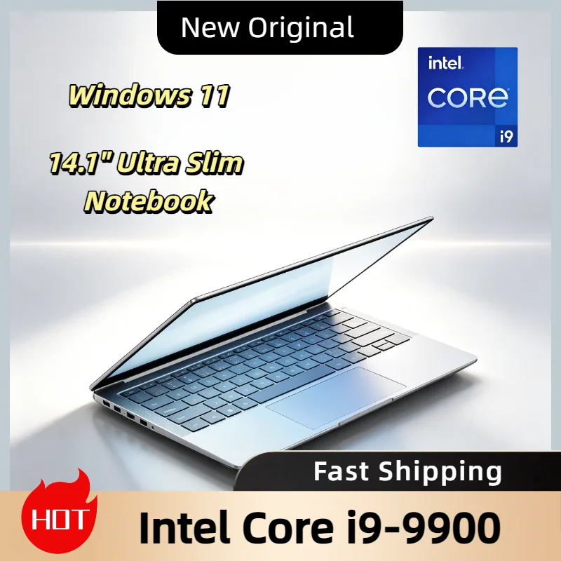 

Intel Core i9 9900 2026 NEW 14.1 Inch Laptop 32GB RAM 2TB SSD Windows 11 Ultra Slim Gaming PC Gamer Office Notebook 1920x1080 HD