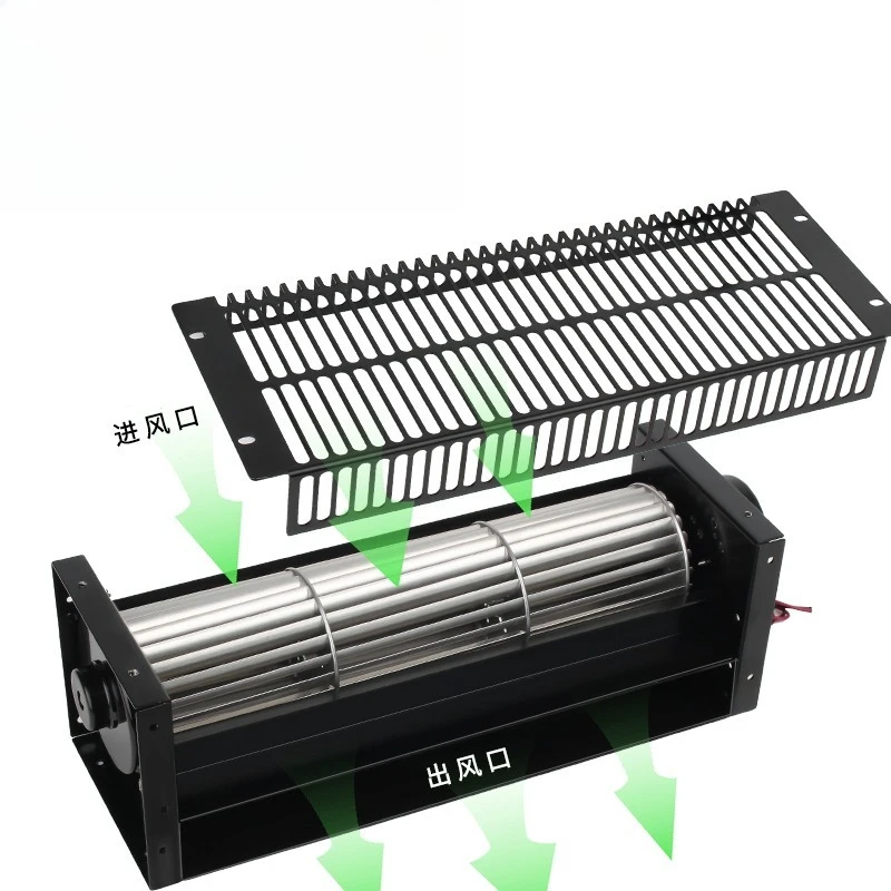 

Микровытяжной вентилятор с перекрестным потоком серии 12 В/24 В 30350, малошумный, сильный ветер, защитная сетка