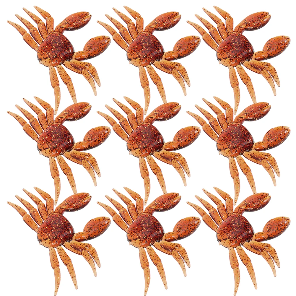 

20 Pcs Fishing Equipment Artificial Bait Durable PVC Material Fishing Equipment Reusable Tackle Portable Soft