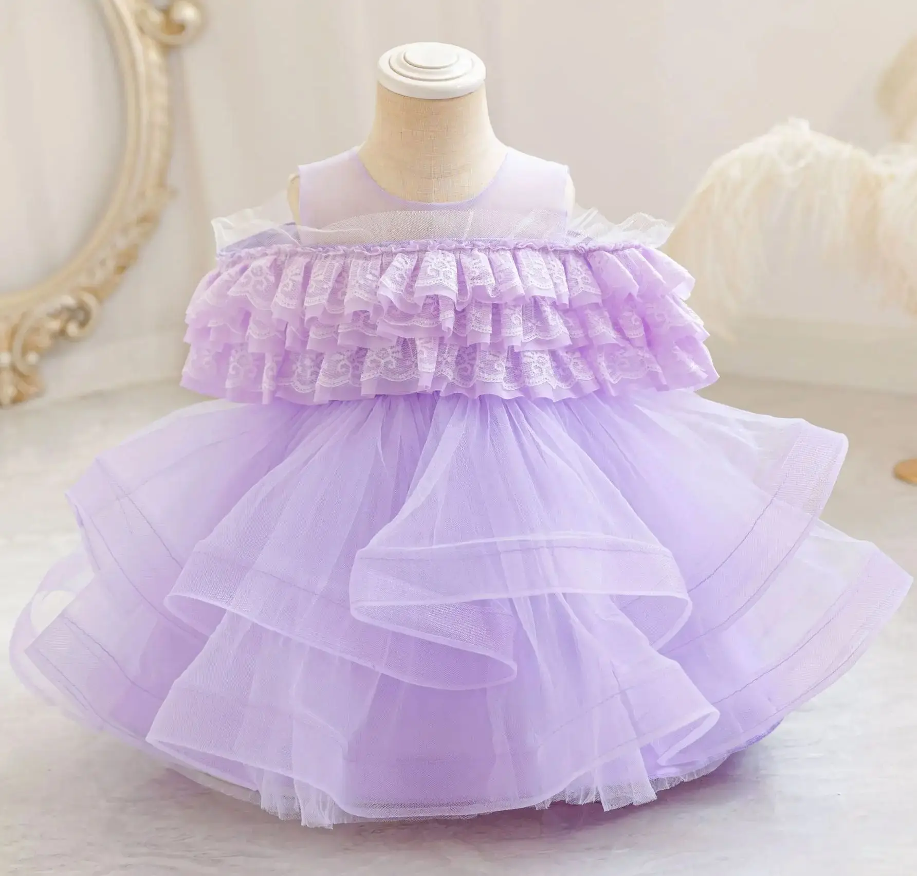 

Пышное платье для маленьких девочек на день рождения, детские девчачьи платья принцессы, детская одежда в стиле Лолиты, бальное платье