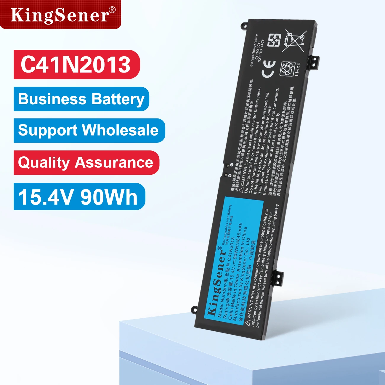 

KingSener 90W C41N2013 C41N2013-1 Laptop Battery For ASUS ROG Strix G513 G513IM G713 G713IM G713QM Rog G533 G533QM G533QR G733ZM
