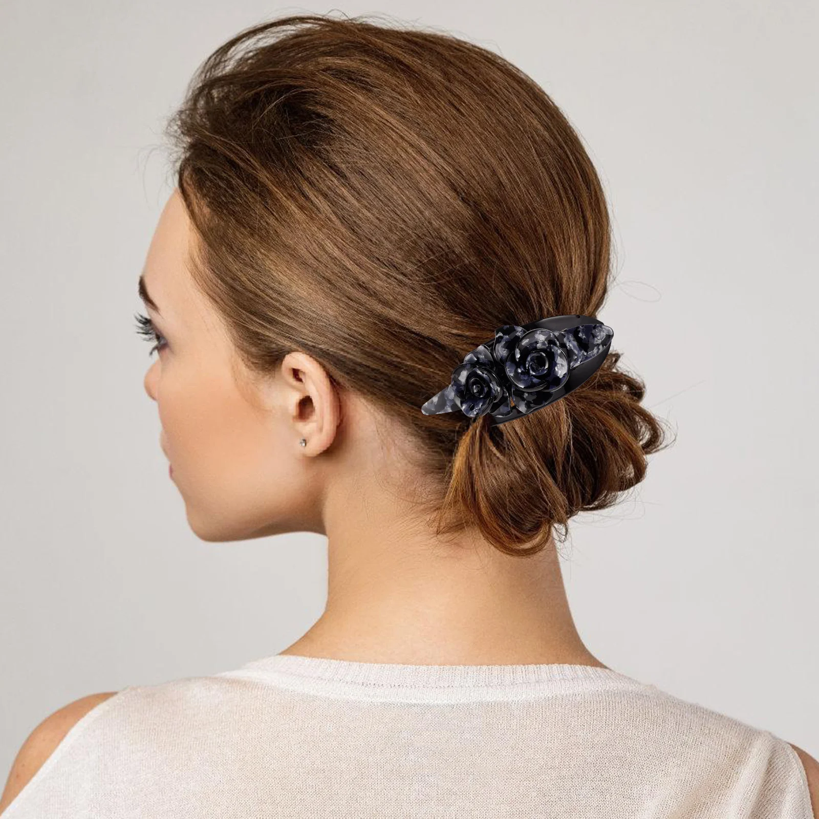 

Claw Clip Women Stylish Flat Claw Clip Hair Styling Accessory Decorative French Hair Barrettes Accessories for Women